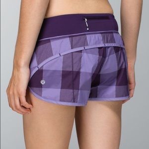 Lululemon Speed Up shorts